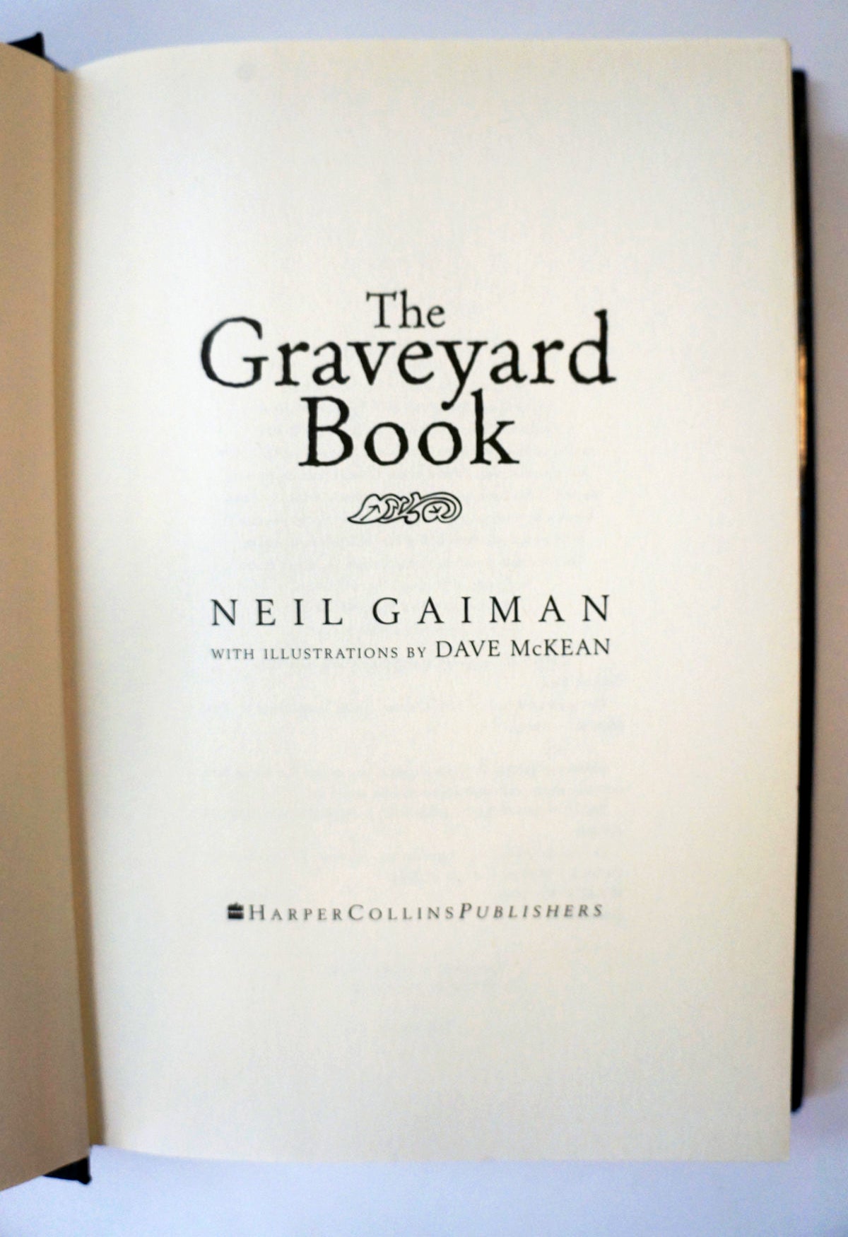 The Graveyard Book by Neil Gaiman First Edition