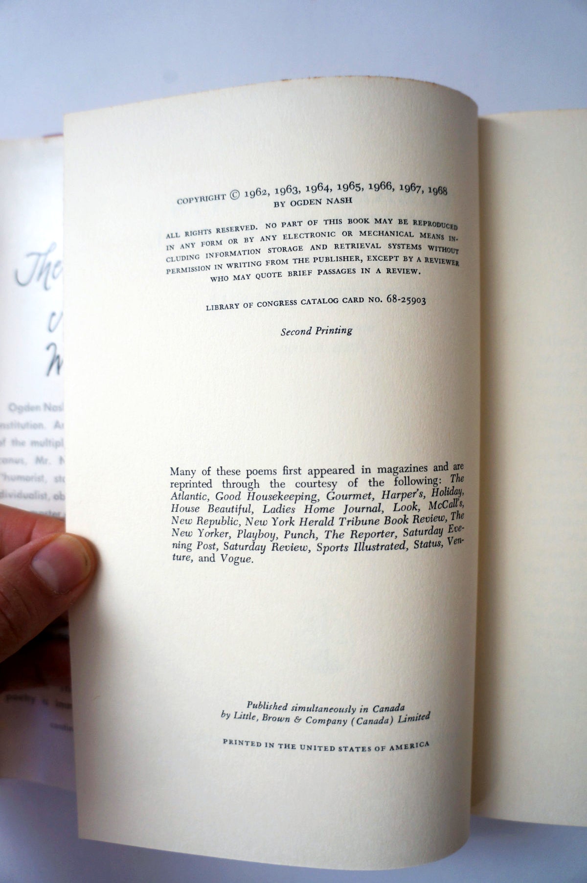 There's Always Another Windmill by Ogden Nash