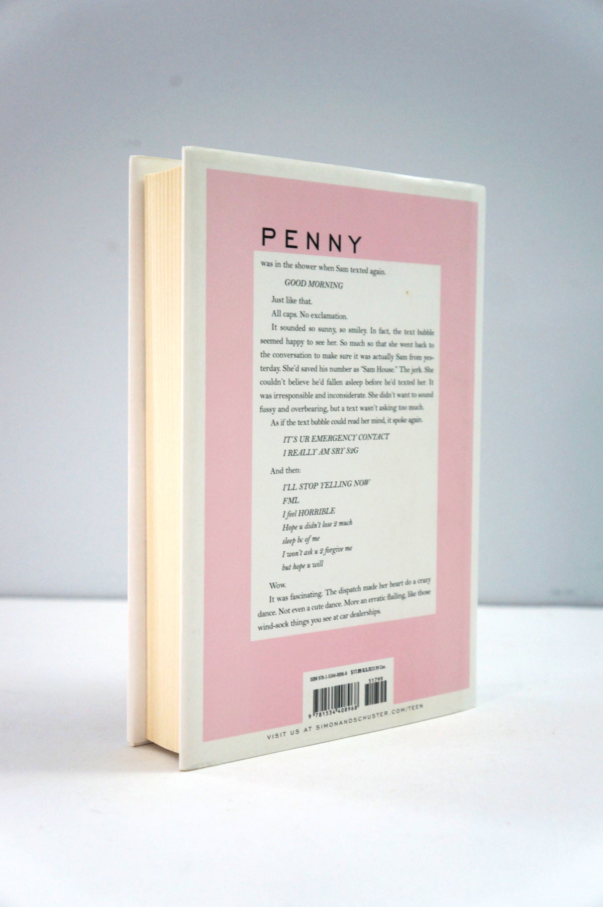 back cover of emergency contact