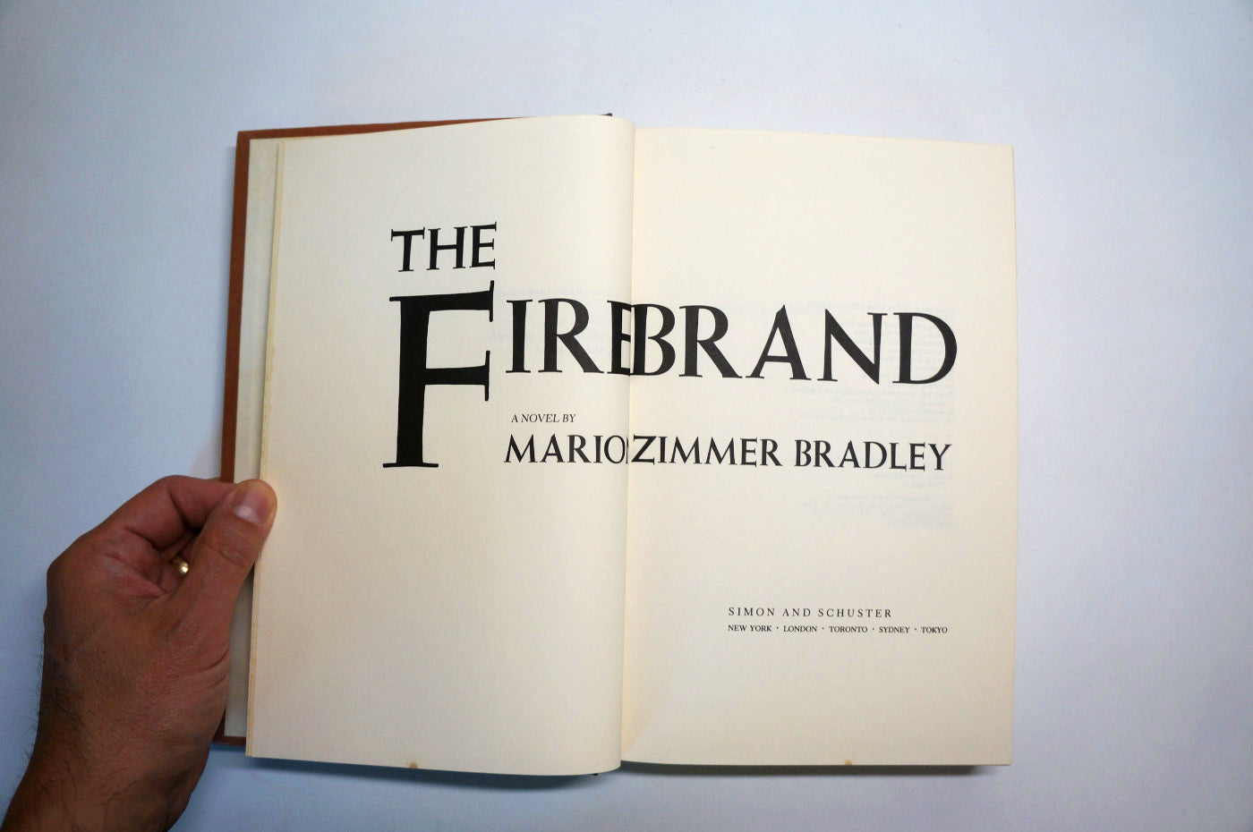 Firebrand by Marion Zimmer Bradley Hardcover First Edition