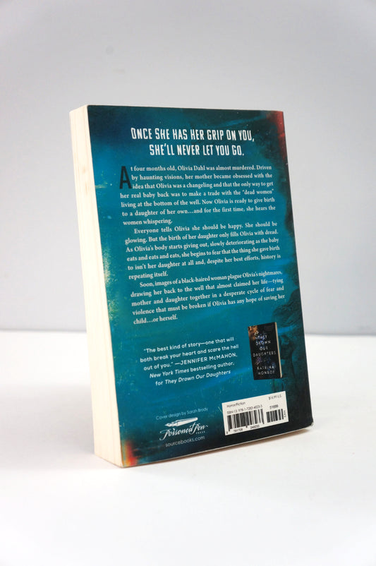 Book with a blue and black cover on a white background