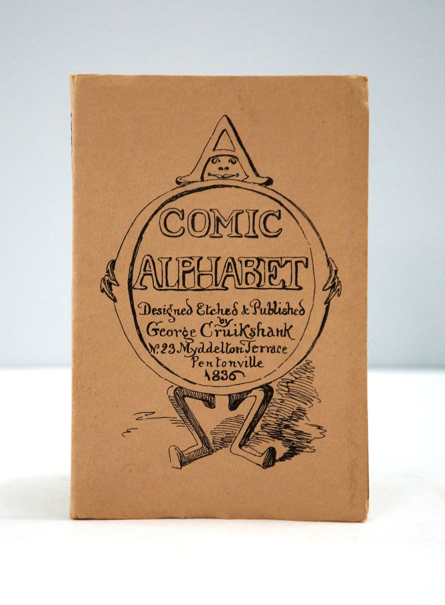 A Comic Alphabet by George Cruikshank Fold-Out Reprint