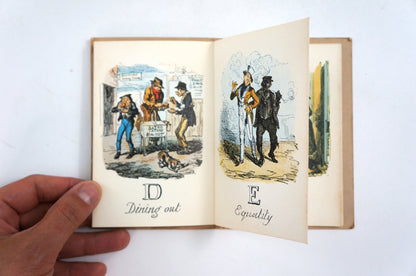 A Comic Alphabet by George Cruikshank Fold-Out Reprint