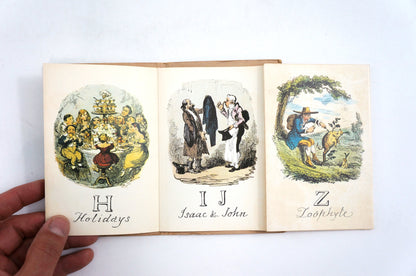 A Comic Alphabet by George Cruikshank Fold-Out Reprint