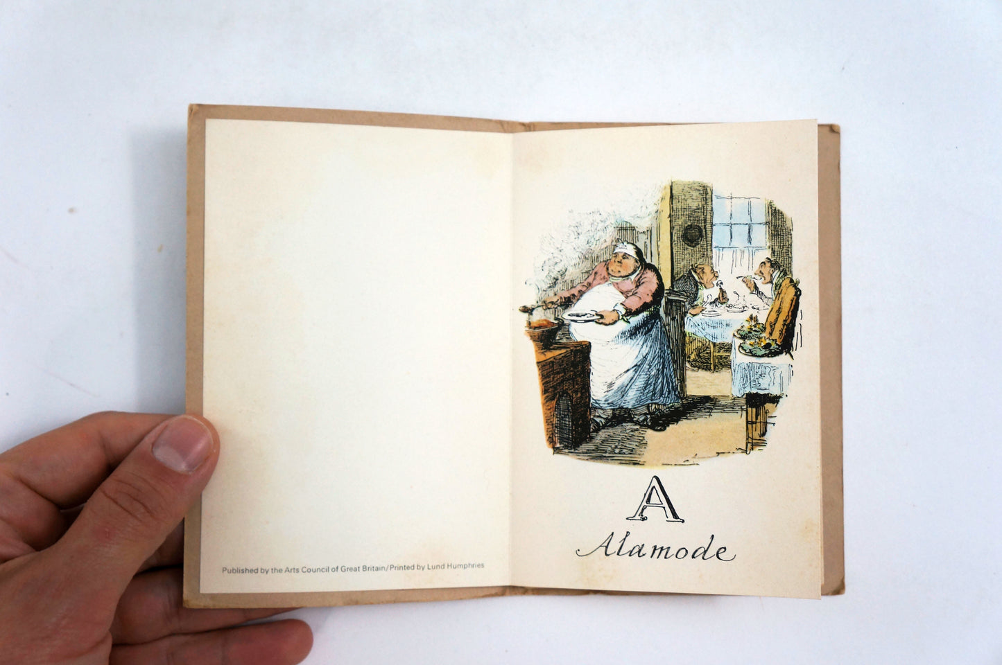 A Comic Alphabet by George Cruikshank Fold-Out Reprint