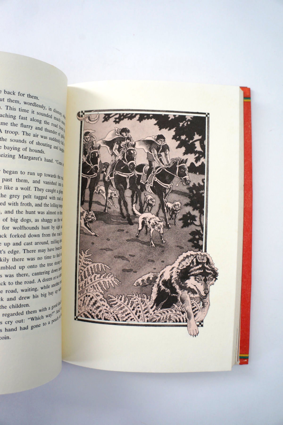 A Walk in the Wood by Mary Stewart First Edition wolf illustration