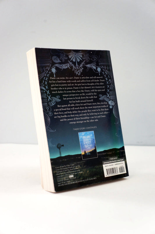 Aristotle and Dante Discover the Secrets of the Universe by Benjamin Alire Saenz back cover