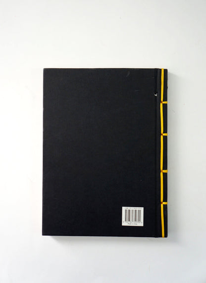 Back cover of the Prophet with yellow binding on a white background