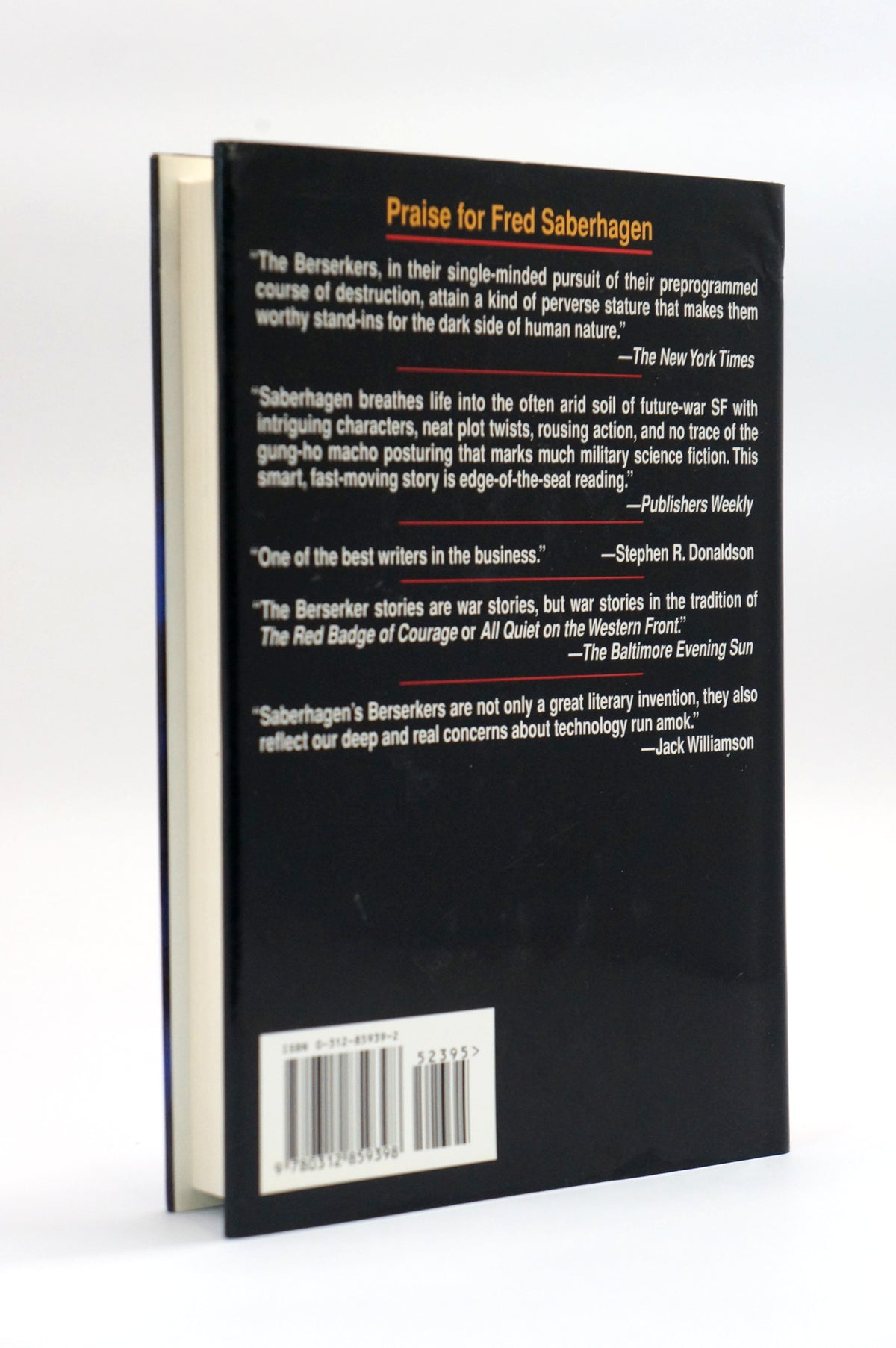 Berserker Fury by Fred Saberhagen, Sci-Fi Hardcover, 1st Edition