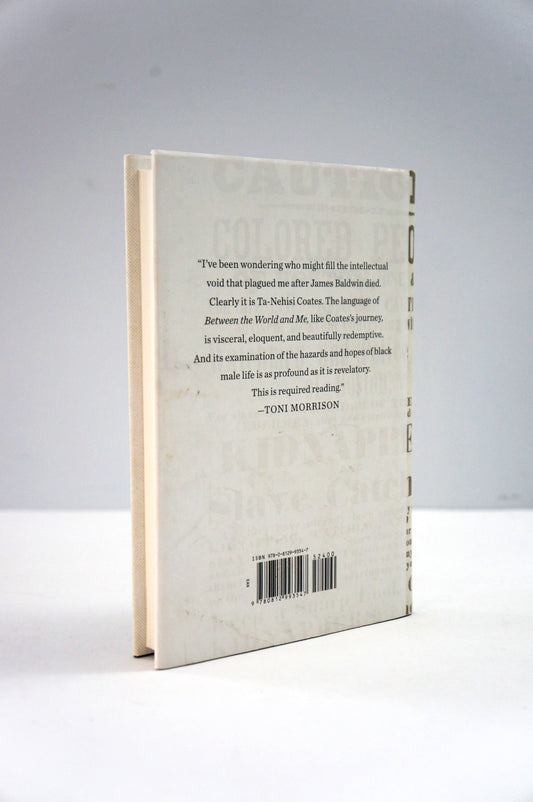 back cover of between the world and me