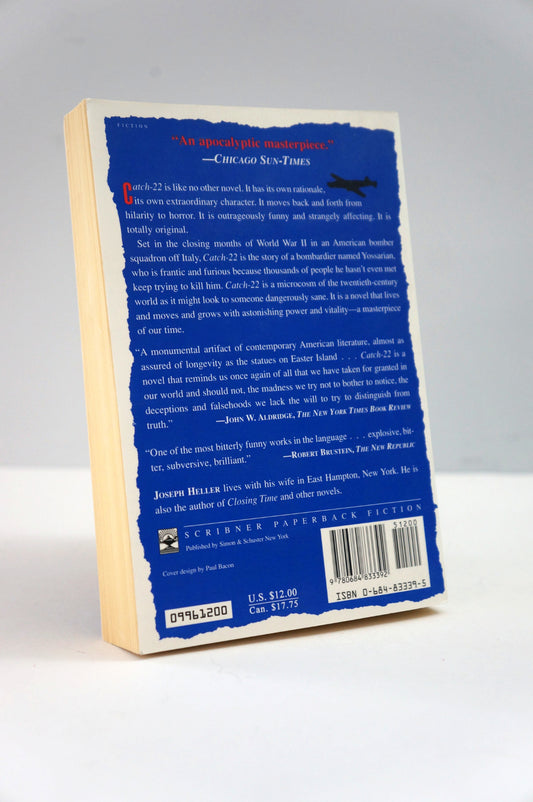 back cover of catch-22 by Joseph Heller