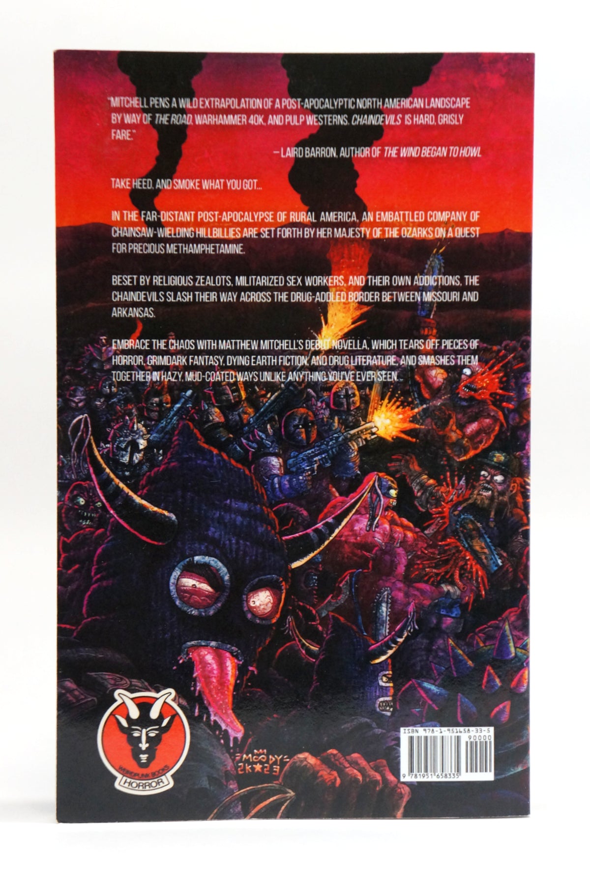 Chaindevils by Matthew Mitchell, Horror Paperback