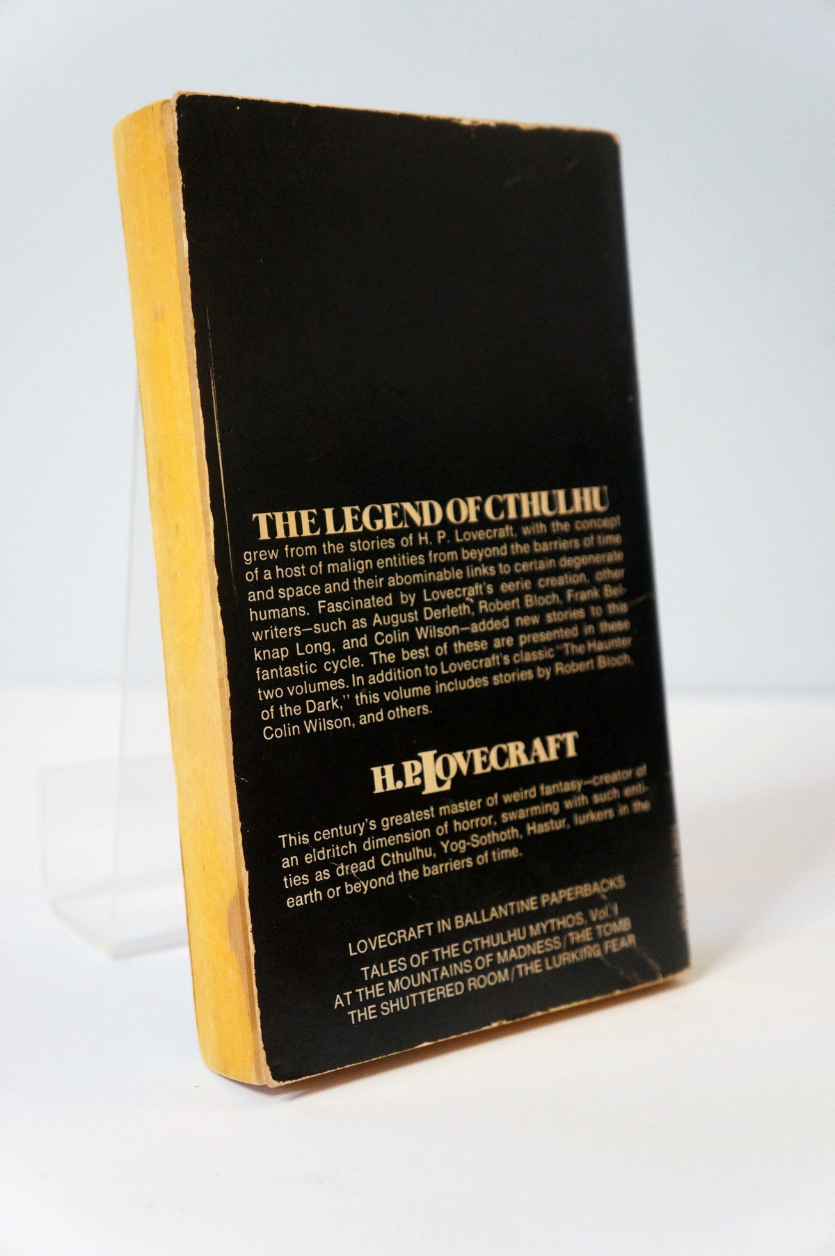 Tales of the Cthulhu Mythos Volume 2 by H.P. Lovecraft 1973 Ballantine Paperback