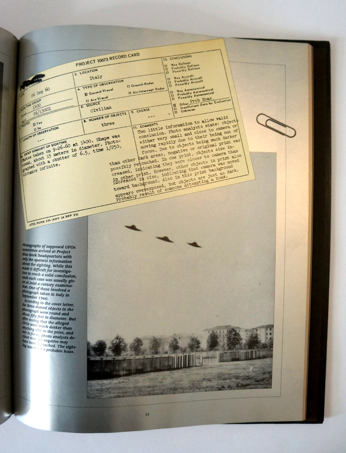 The UFO Phenomenon Mysteries of the Unknown Hardcover