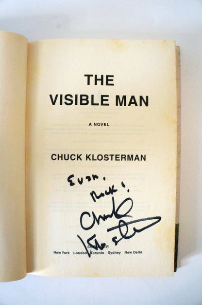 The Visible Man by Chuck Klosterman Signed Copy