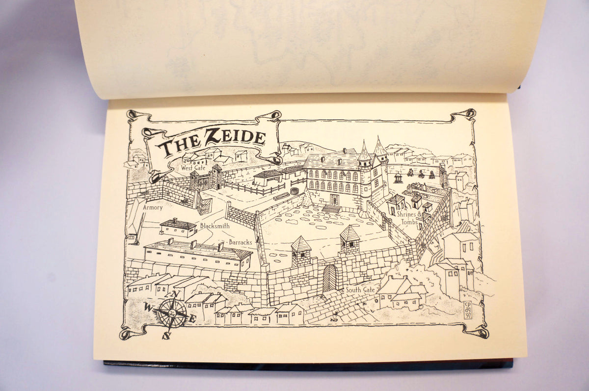 Fortress of Dragons by C. J. Cherryh, the Zeide map