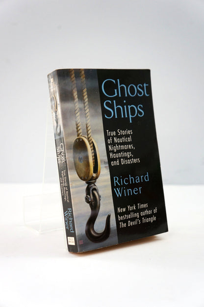 Book titled 'Ghost Ships' by Richard Winer on a white background