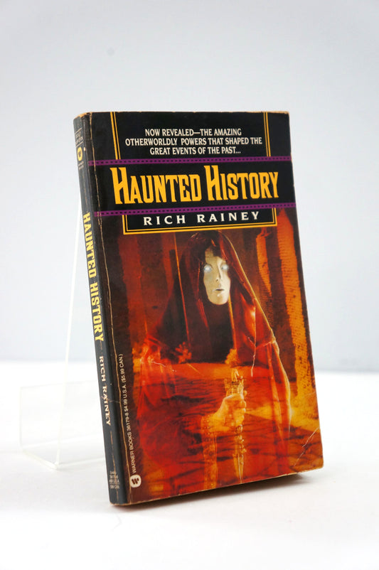 Book titled 'Haunted History' by Rich Rainey on a white background