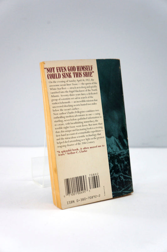 back cover of her name titanic by Charles Pellegrino 