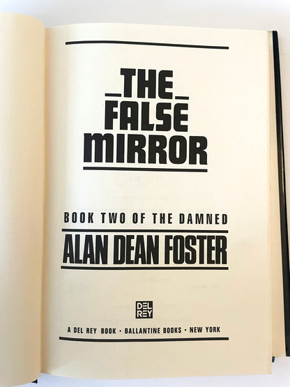 The False Mirror by Alan Dean Foster First Edition Hardcover