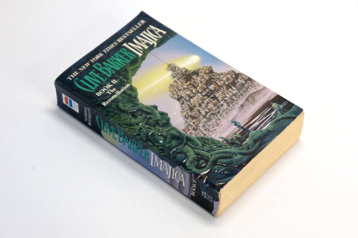 A paperback book of Clive Barker's 'Imajica Book II: The Reconciliation' 