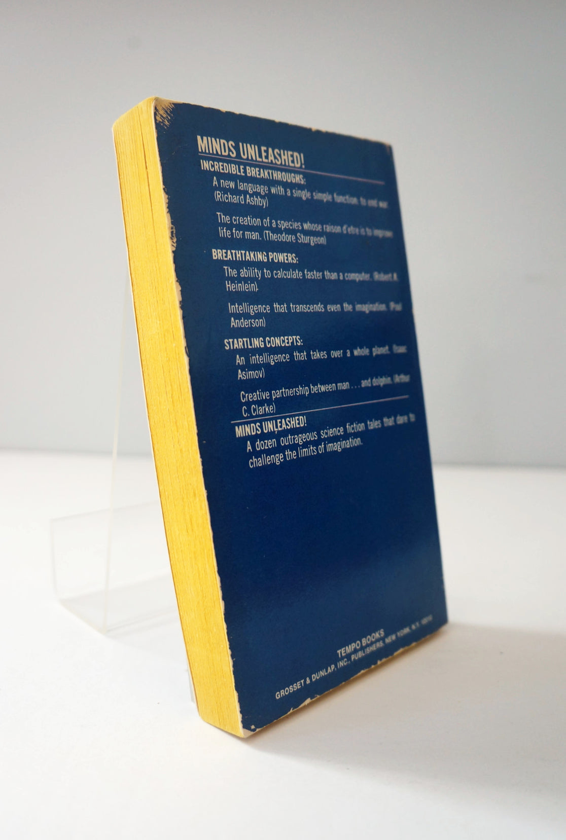 Minds Unleashed Science Fiction Anthology edited by Groff Conklin