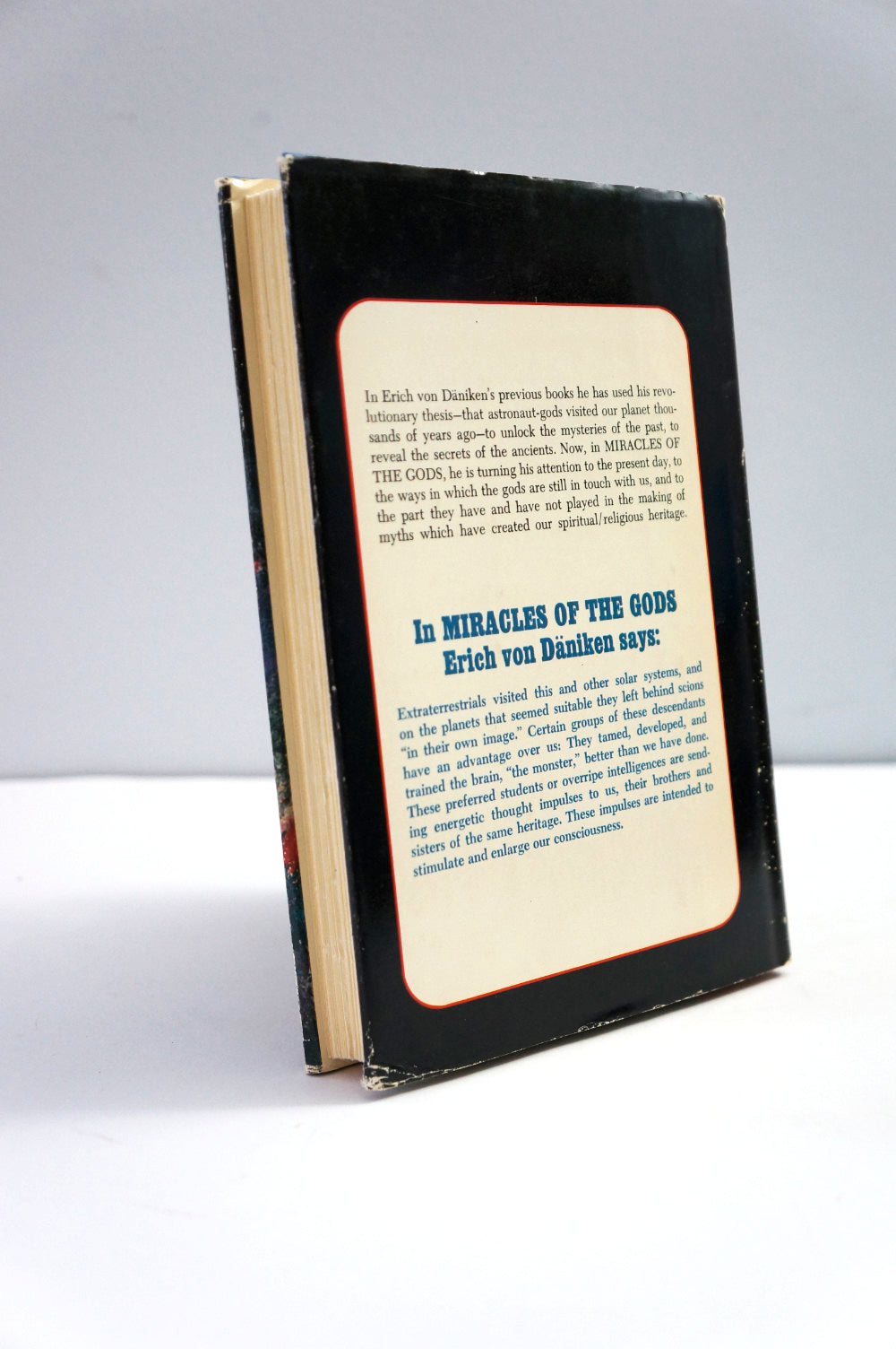 Miracles of the Gods by Erich Von Daniken 1976 Book Club Edition
