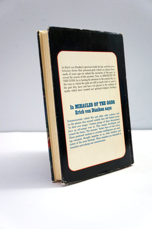 Miracles of the Gods by Erich Von Daniken 1976 Book Club Edition