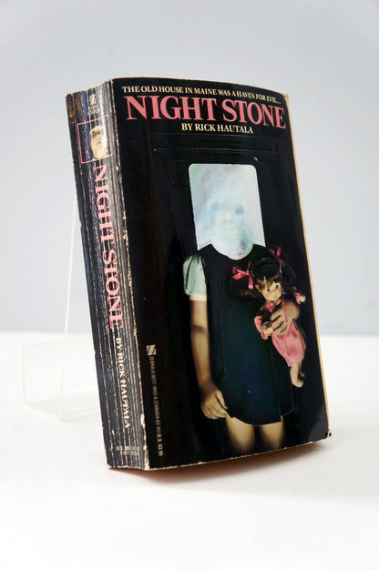 Night Stone by Rick Hautala Hologram Embossed Paperback Cover