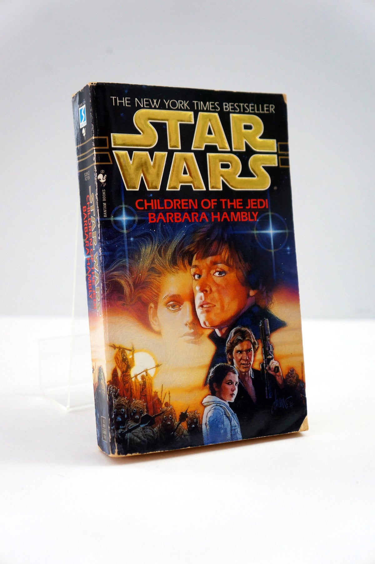 Book cover of 'Children of the Jedi' by Barbara Hambly on a white background