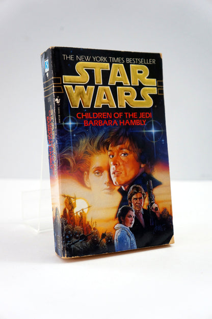 Book cover of 'Children of the Jedi' by Barbara Hambly on a white background