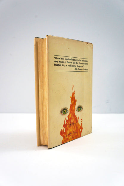 Stephen King Firestarter Book Club Edition Back Cover
