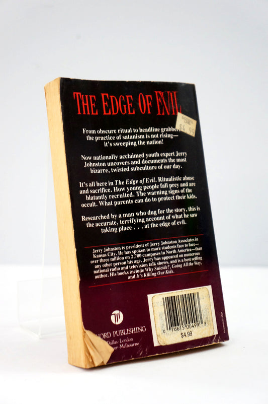 back cover of the edge of evil
