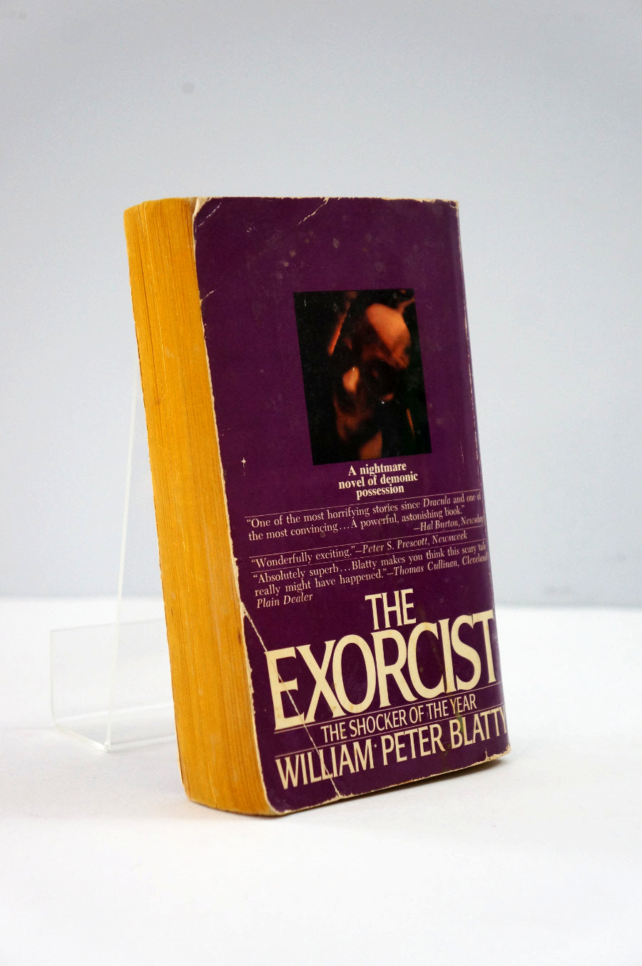 back cover of the Exorcist