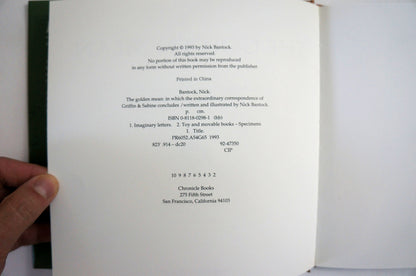 The Griffin & Sabine Trilogy by Nick Bantock 3 Vol Set with Slipcase