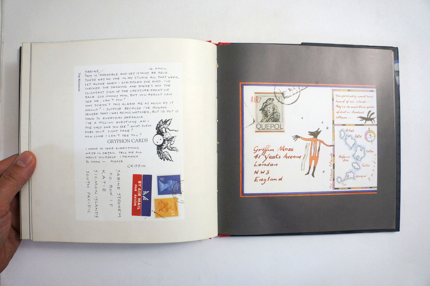 The Griffin & Sabine Trilogy by Nick Bantock 3 Vol Set with Slipcase