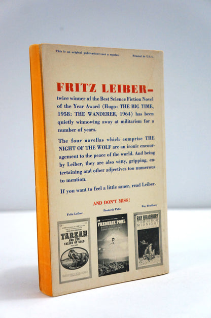 The Night of the Wolf by Fritz Leiber Vintage 1966 Paperback