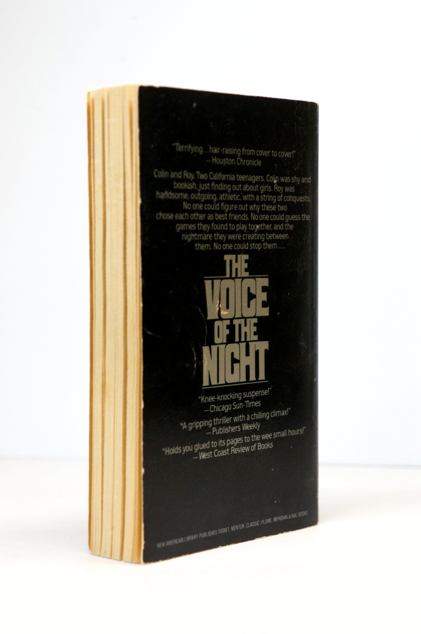 The Voice of the Night by Brian Coffey Vintage Paperback Psychological Thriller