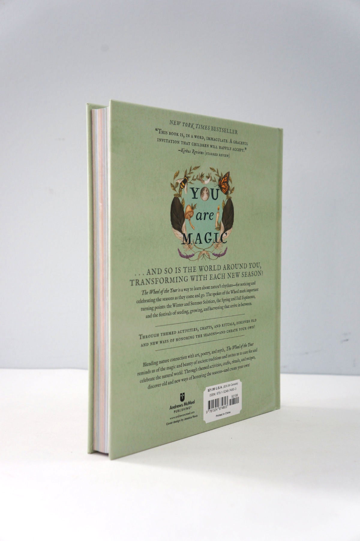 Book cover with text 'You are magic' on a white background