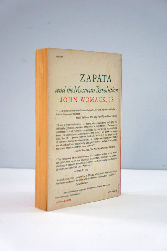Zapata and the Mexican Revolution by John Womack Jr Vintage Paperback