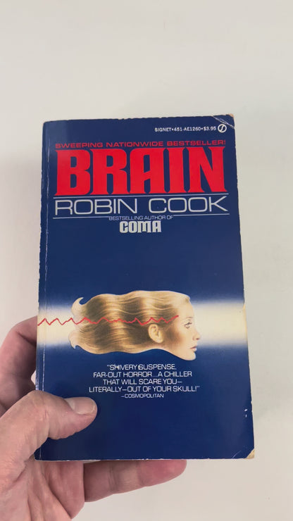 Brain by Robin Cook paperback video